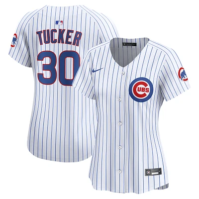 Maillot de joueur à domicile Nike Kyle Tucker blanc Chicago Cubs pour femme