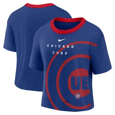 Lids Chicago Cubs Pro Standard Women's Classic Team Boxy Cropped T-Shirt -  Royal