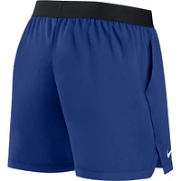 Women's Nike Royal Chicago Cubs Authentic Collection Flex Vent Max Performance Shorts