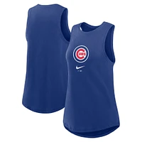 Débardeur Nike Royal Chicago Cubs Legacy Icon à col montant pour femme
