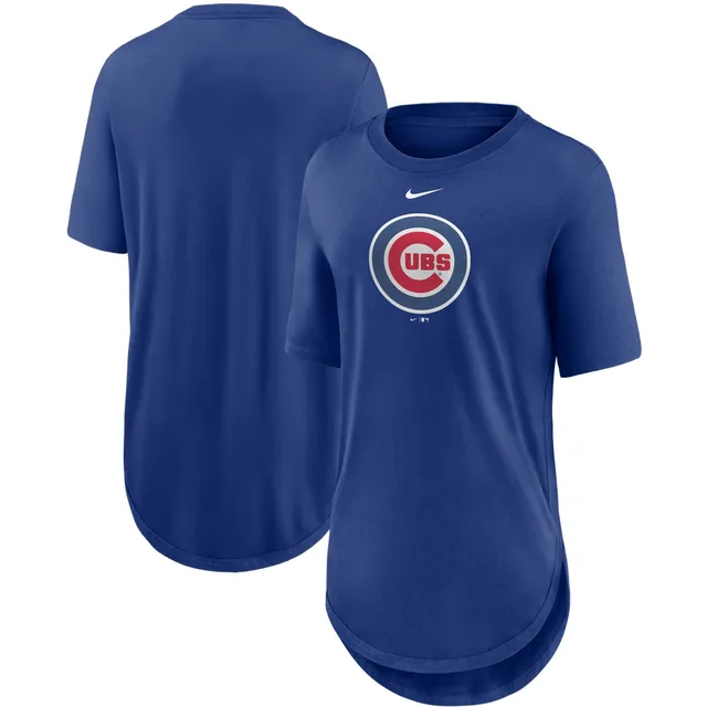 Lids Chicago Cubs Nike Women's City Connect Tri-Blend V-Neck T