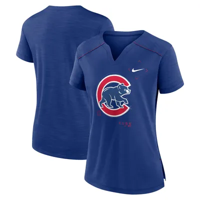 Nike Women's Los Angeles Dodgers Blue Pride V-Neck T-Shirt