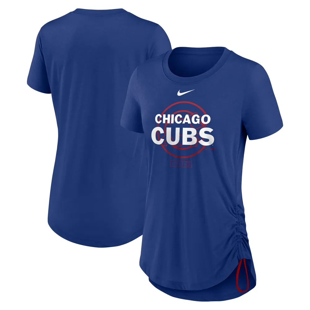 Lids Chicago Cubs Youth V-Neck T-Shirt - White/Royal