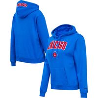 Women's Pro Standard Royal Chicago Cubs Classic Fleece Pullover Hoodie