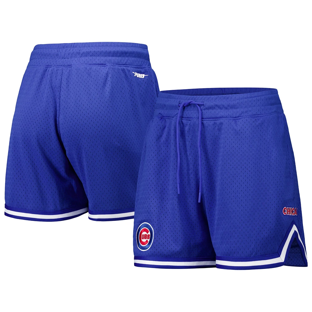 Women's Pro Standard Royal Chicago Cubs Classic Mesh Shorts