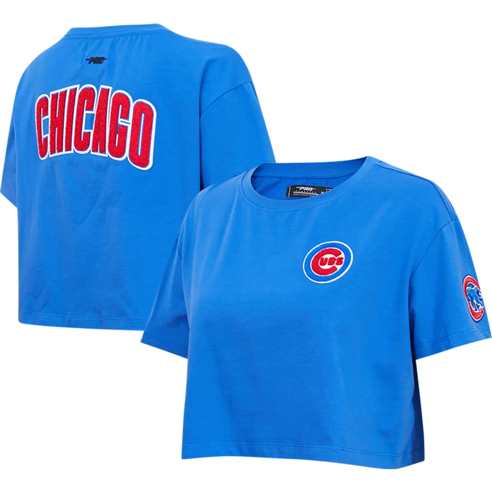 boss Arrowhead gang Lids Chicago Cubs Pro Standard Women's Classic Team Boxy Cropped T-Shirt -  Royal | Connecticut Post Mall