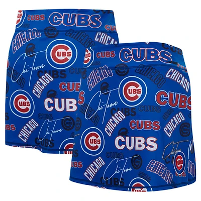 Women's Pro Standard Royal Chicago Cubs Toss Logo Lux Skort
