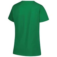 Women's Profile  Kelly Green Chicago Cubs Plus Celtic V-Neck T-Shirt