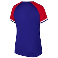 Profile Royal Chicago Cubs T-shirt croisé à col en V pour femme