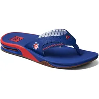 Chicago Cubs REEF Women's Fanning Bottle Opener Sandals