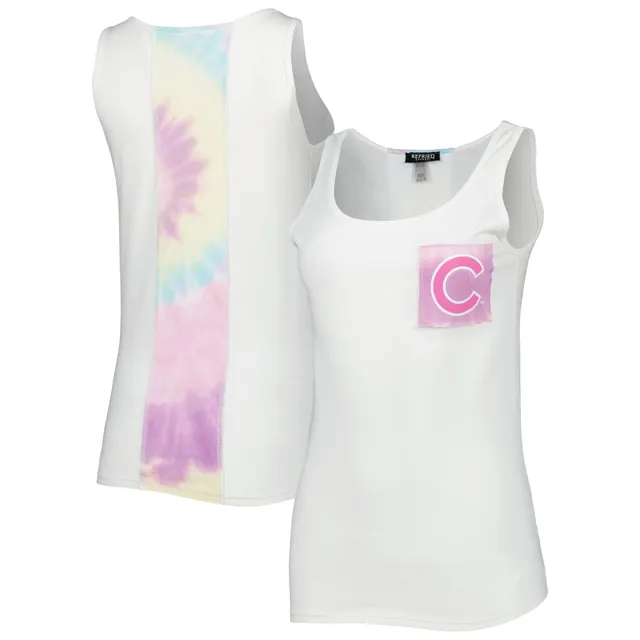 Chicago Cubs Women's Tank Top - Heathered Royal