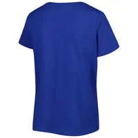 Profile Women's Royal Chicago Cubs Plus Size V-Neck T-shirt