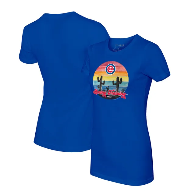 Lids Chicago Cubs Tiny Turnip Infant Popcorn Raglan 3/4 Sleeve T-Shirt -  White/Royal