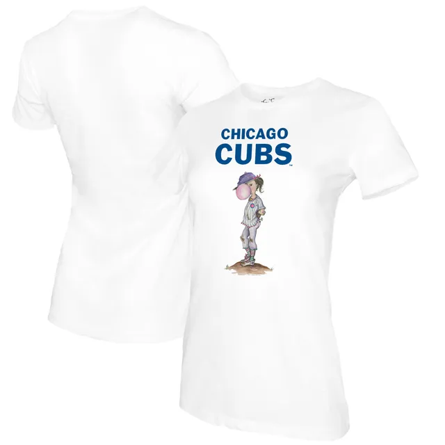 Profile Women's White, Royal Chicago Cubs Plus Size Colorblock T-Shirt White,Royal
