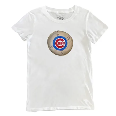 Boston Red Sox Tiny Turnip Youth Fastball T-Shirt - White