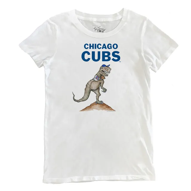 Women's Tiny Turnip Royal Chicago Cubs Astronaut T-Shirt Size: Small
