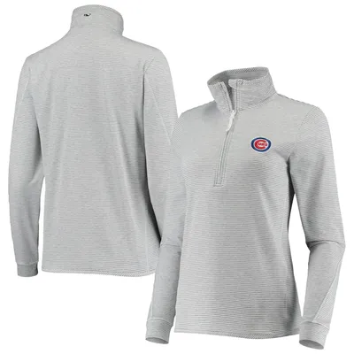 Lids Chicago Cubs Vineyard Vines Sankaty Quarter-Zip Sweatshirt - Light  Blue