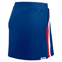 WEAR by Erin Andrews - Jupe-short à rayures Royal Chicago Cubs pour femmes