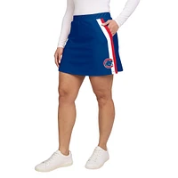 WEAR by Erin Andrews - Jupe-short à rayures Royal Chicago Cubs pour femmes