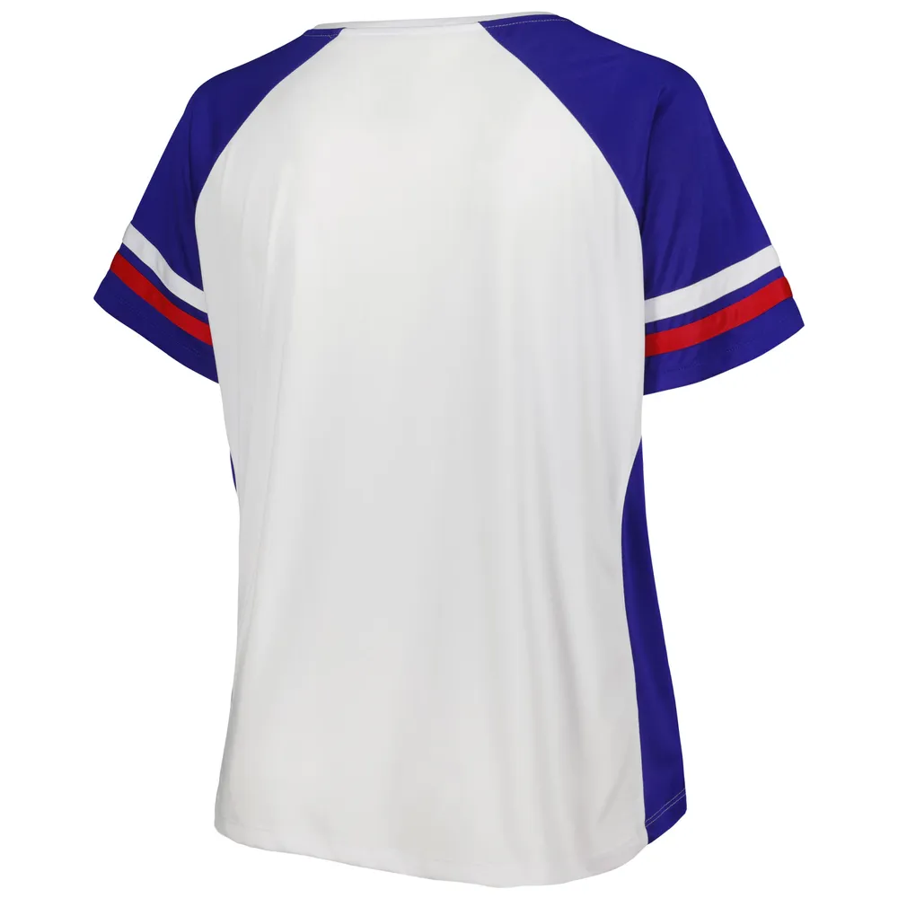 Profile Women's Royal Chicago Cubs Plus Raglan T-Shirt