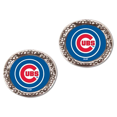 Boucles d'oreilles à tige ronde WinCraft Chicago Cubs pour femme