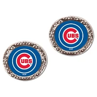 Boucles d'oreilles à tige ronde WinCraft Chicago Cubs pour femme