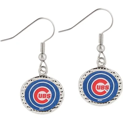 Chicago Cubs WinCraft Women's Team Round Dangle Earrings