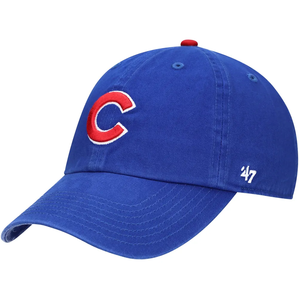 Youth '47 Royal Chicago Cubs Team Logo Clean Up Adjustable Hat