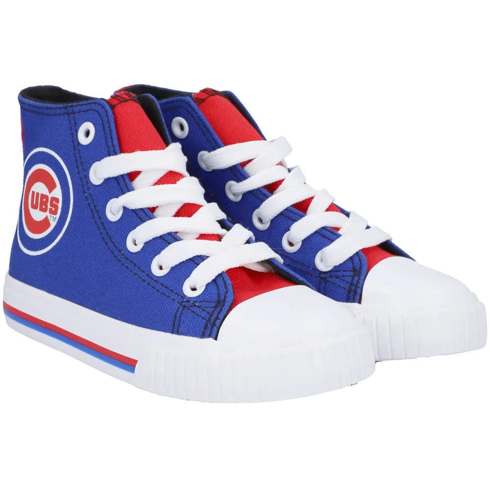 Men's FOCO Chicago Bears Big Logo High Top Canvas Shoes