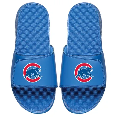 Chicago Cubs ISlide Youth Personalized Alternate Logo Slide Sandals - Royal