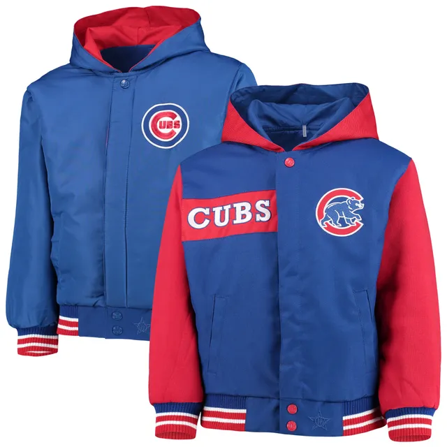 Chicago Cubs New Era x Alpha Industries Three-Time World Series Champions  Team Reversible Full-Zip Bomber Jacket - Royal