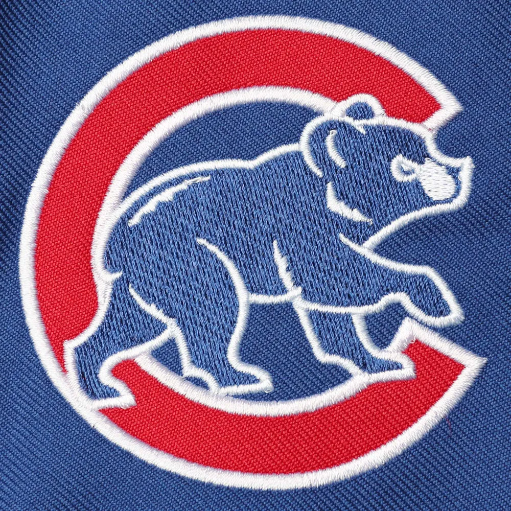 Men's Starter Royal Chicago Cubs Patch Full-Snap Jacket Size: Large