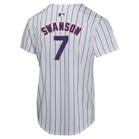 Maillot de joueur match à domicile Nike Dansby Swanson pour jeunes des Chicago Cubs, blanc