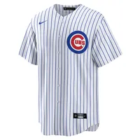 Men's Nike Dansby Swanson White Chicago Cubs Replica Player Jersey, XL
