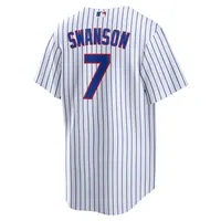 Dansby Swanson Youth Jersey - Chicago Cubs Replica Kids Home Jersey