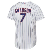 Youth Nike Dansby Swanson White Chicago Cubs Home Replica Player Jersey