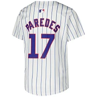 Maillot de jeu à domicile des Chicago Cubs pour jeunes Nike Isaac Paredes blanc