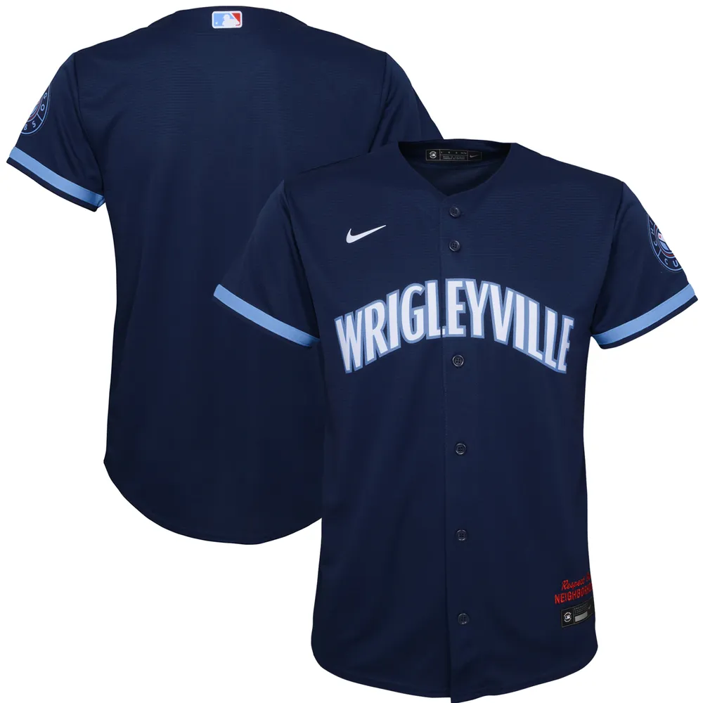 Nike Youth Nike Navy Chicago Cubs City Connect Replica Jersey