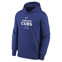 Sweat à capuche Nike Royal Chicago Cubs Authentic Collection Performance pour jeune