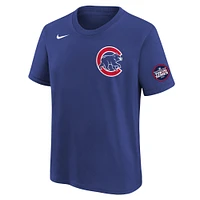 T-shirt Nike Seiya Suzuki Royal Chicago Cubs 2025 MLB World Tour : Tokyo Series avec nom et numéro pour jeune