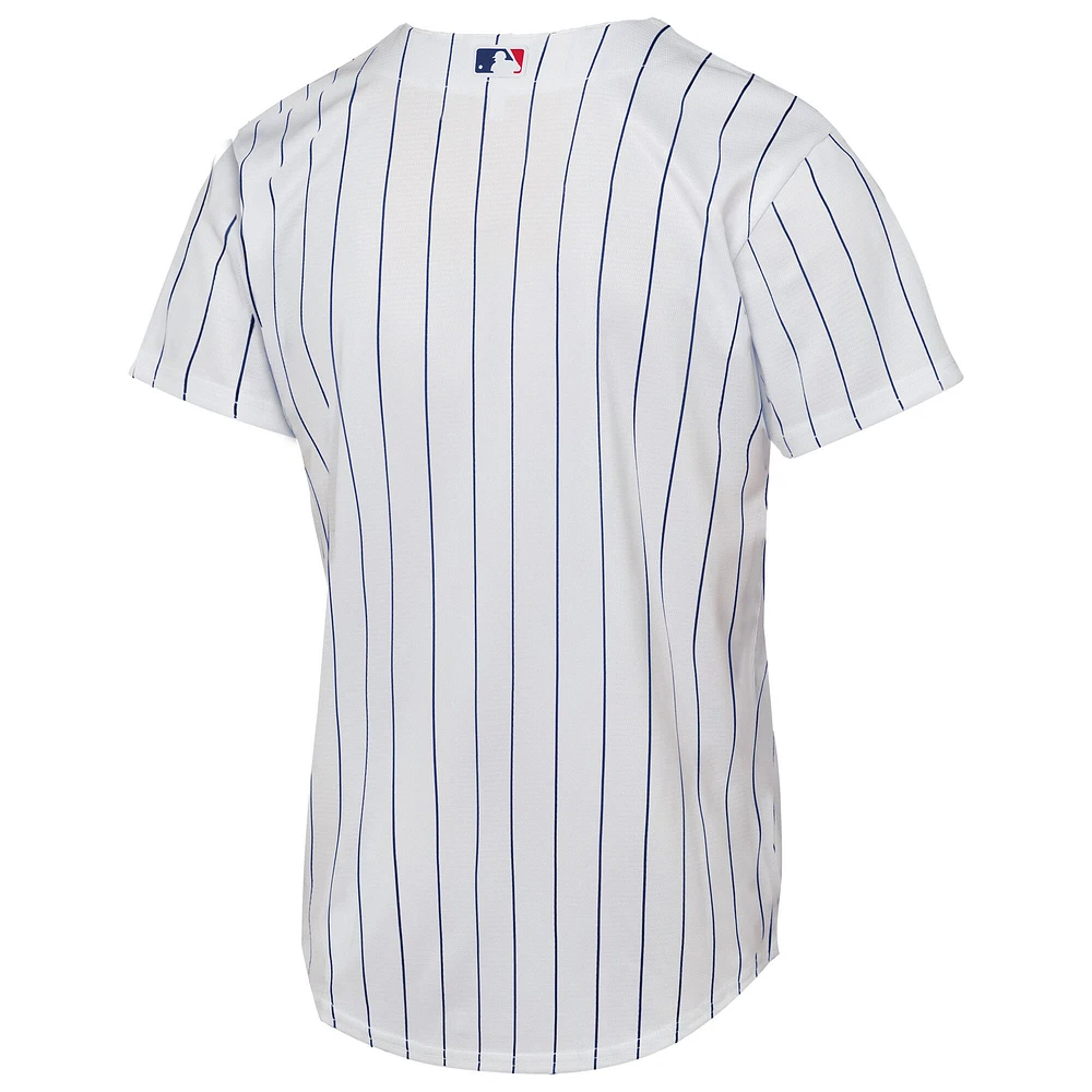 Maillot Nike blanc pour enfant des Chicago Cubs Domicile Réplique 2.0