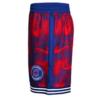 Youth Royal/Red Chicago Cubs Outfielder Shorts