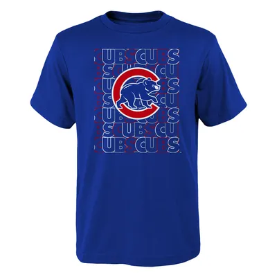 Chicago Cubs Youth Letterman T-Shirt - Royal