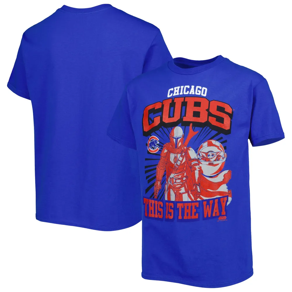 Lids Chicago Cubs Youth Star Wars This is the Way T-Shirt - Royal