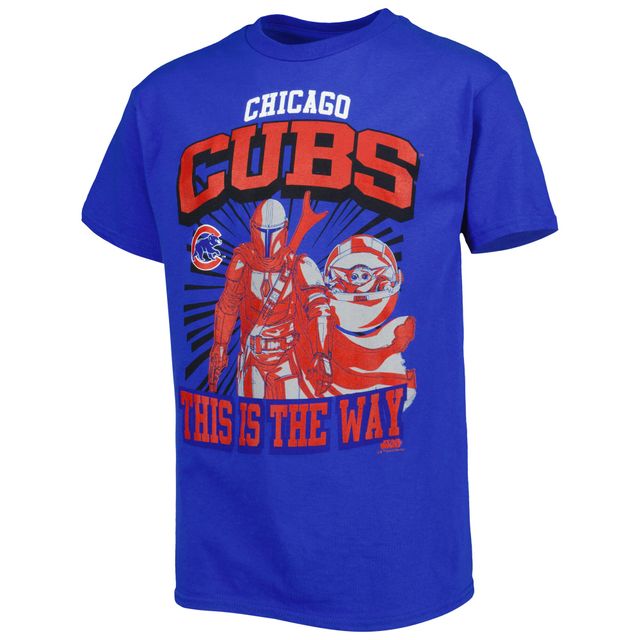 T-shirt pour jeune Royal Chicago Cubs Star Wars This is the Way