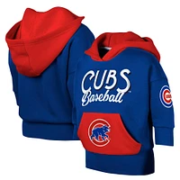 Youth Royal Chicago Cubs Team Practice 3/4-Sleeve Pullover Hoodie