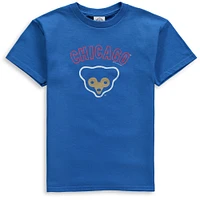 Youth Soft as a Grape Royal Chicago Cubs Cooperstown Collection T-Shirt