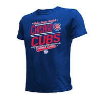 Ensemble de t-shirts pour jeunes Chicago Cubs bleu royal/blanc Stitches