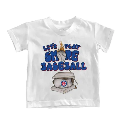 Lids Chicago Cubs Tiny Turnip Youth Bronto Logo T-Shirt - White