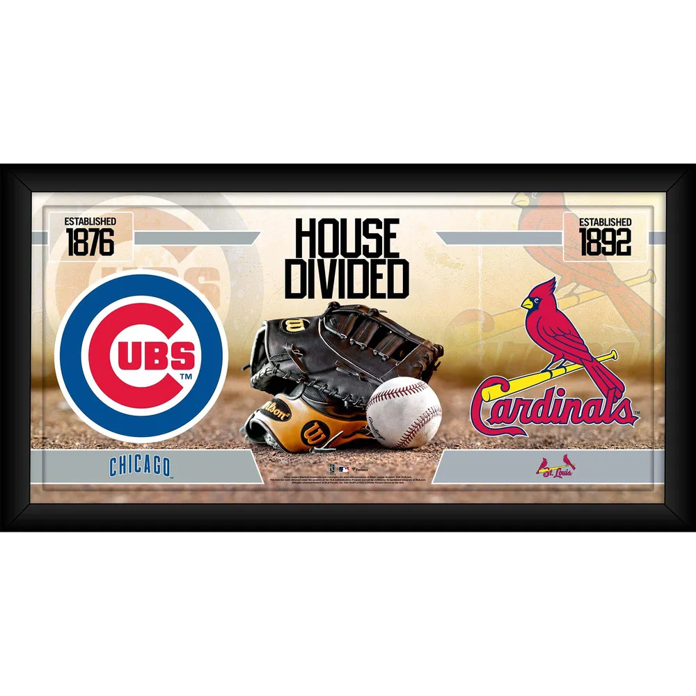 Men's Fanatics Branded Black Chicago Cubs vs. St. Louis Cardinals